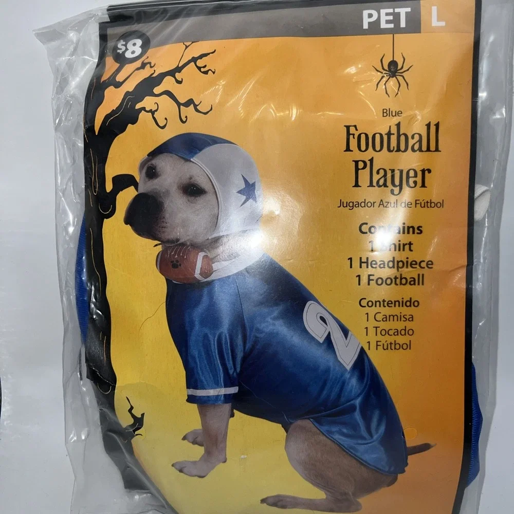 Halloween Pet Dog‎ Football Player Cute Funny Fancy Dress Up Costume